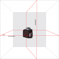 Лазерный уровень ADA CUBE 2-360 Basic Edition с калибровкой