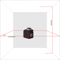 Лазерный уровень ADA CUBE 360 Professional Edition с калибровкой Арт. А00445К