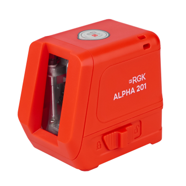 Лазерный уровень RGK ALPHA 201 с красным лучом Арт. 722835_50